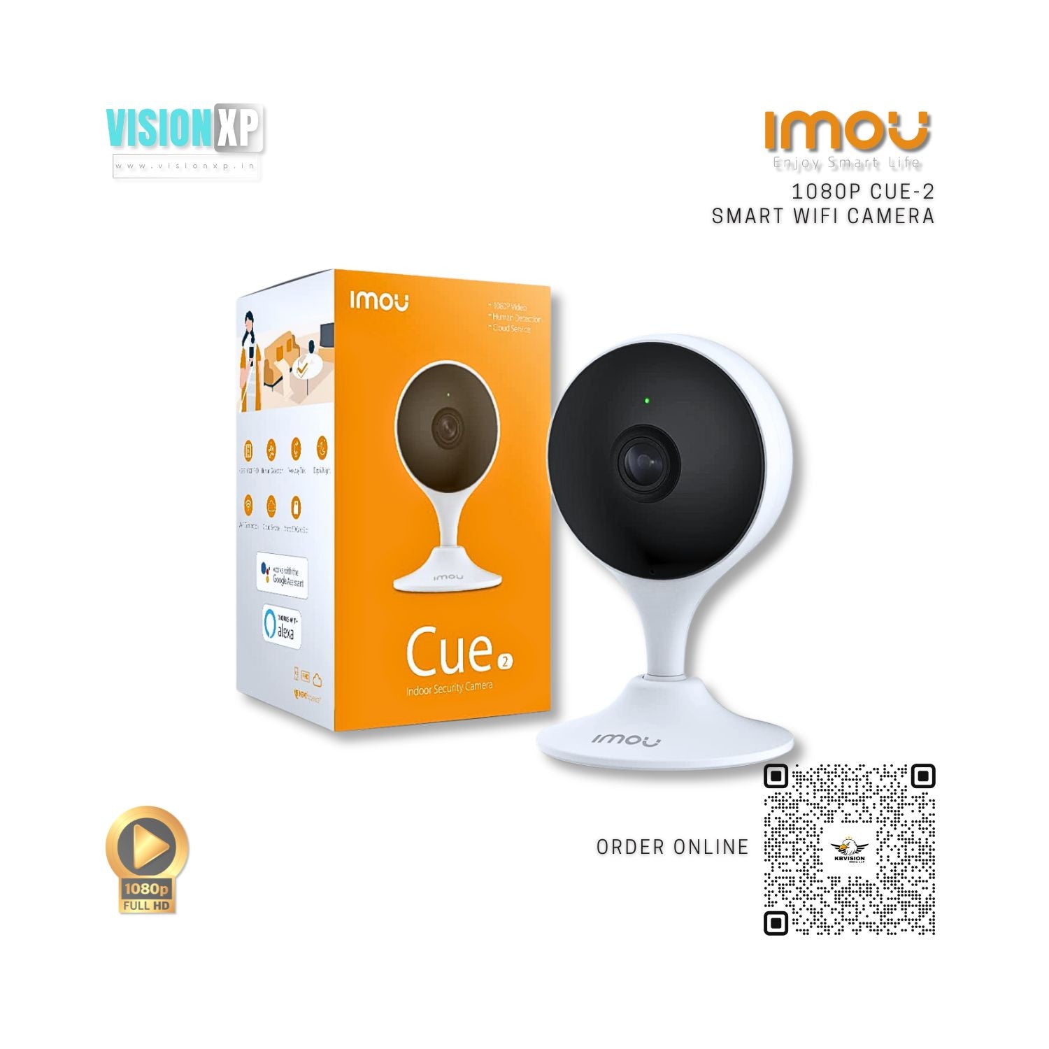 Imou Cue 2 1080p Wireless Wi-Fi Camera Imou Cue 2 1080p Wireless Wi-Fi Camera